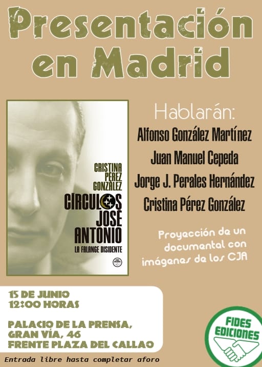 Libro Círculos José Antonio de Cristina Pérez González