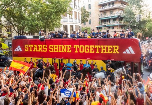 La charanga de España en el mundial ya ha finalizado todos a sus casas